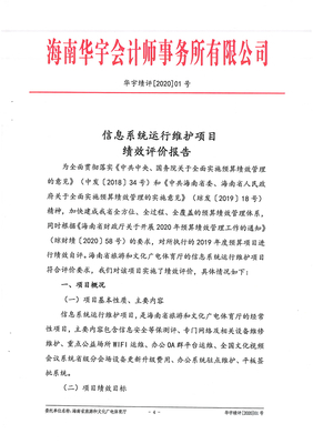 2019年信息系統(tǒng)運(yùn)行維護(hù)財(cái)政支出項(xiàng)目績效評(píng)價(jià)報(bào)告